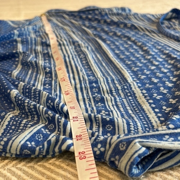 Lucky Brand Womens Printed Twist Hem Basic T-Shirt - Picture 8 of 11